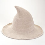 Halloween Witch Hat Knitted Pointed Top Wide Brim Party Costume Hat - Image 14