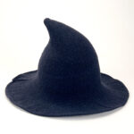 Halloween Witch Hat Knitted Pointed Top Wide Brim Party Costume Hat - Image 15