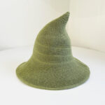 Halloween Witch Hat Knitted Pointed Top Wide Brim Party Costume Hat - Image 16