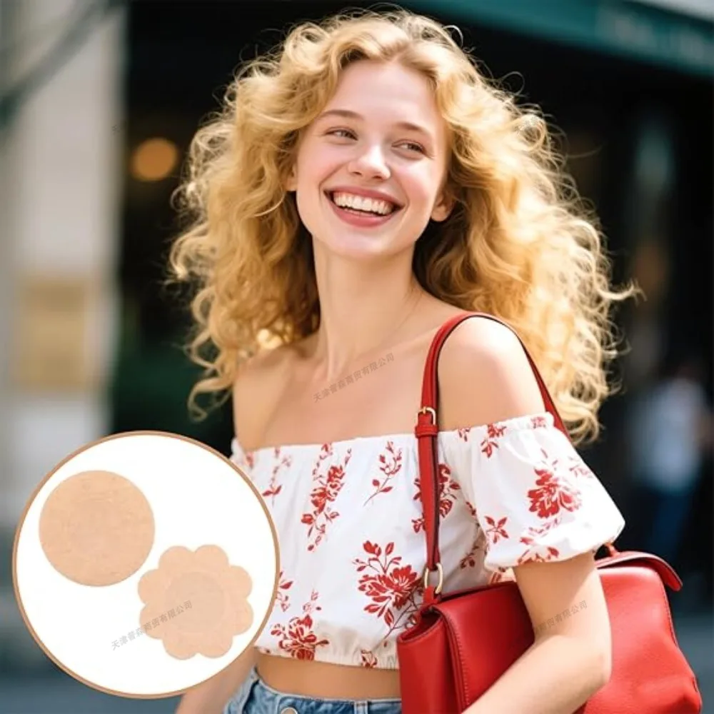 554869917 Nipple Covers for Women Bump Proof Exposure Proof Disposable Adhesive Nipple Pasties Stickers Women Lingerie Accessories - Image 1