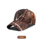 Camouflage Baseball Cap for Men with Large Brim, Outdoor Sun Protection, Adjustable Hat - Image 5