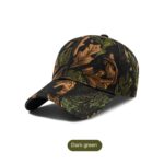 Camouflage Baseball Cap for Men with Large Brim, Outdoor Sun Protection, Adjustable Hat - Image 11