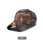 Camouflage Baseball Cap for Men with Large Brim, Outdoor Sun Protection, Adjustable Hat - Image 8